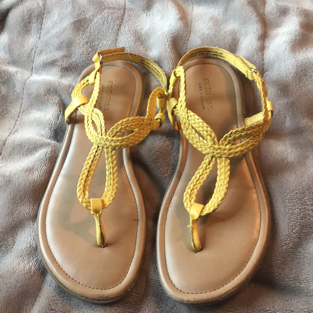 Yellow Sandals